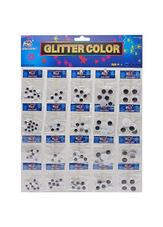 Творчий набір для аплікацій "Очі" 929446, 5 розмірів Bambi (365641633)