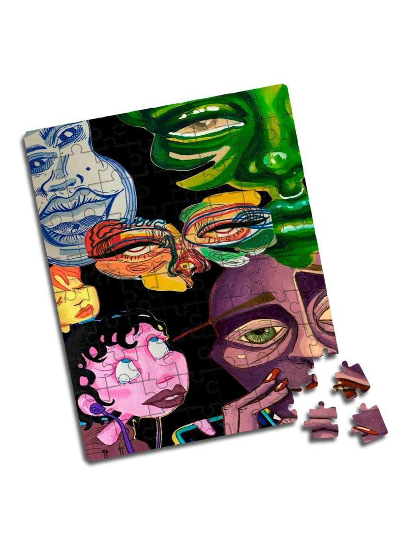 Пазли для дорослих та дітей A4 No Brand (302298231)