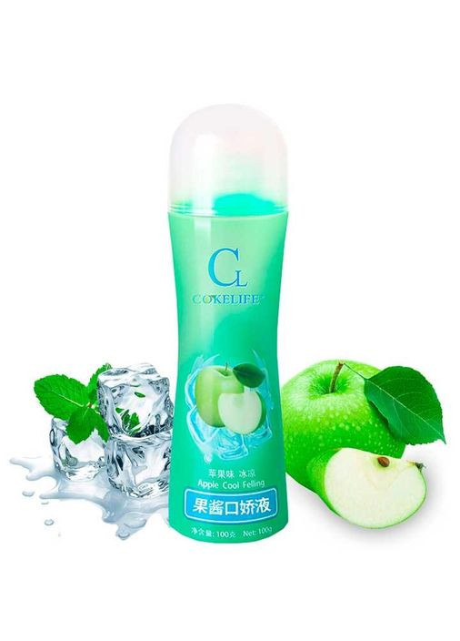 Съедобный лубрикант "CokeLife" 100 мл - Яблоко - Интимная смазка - (372734015)