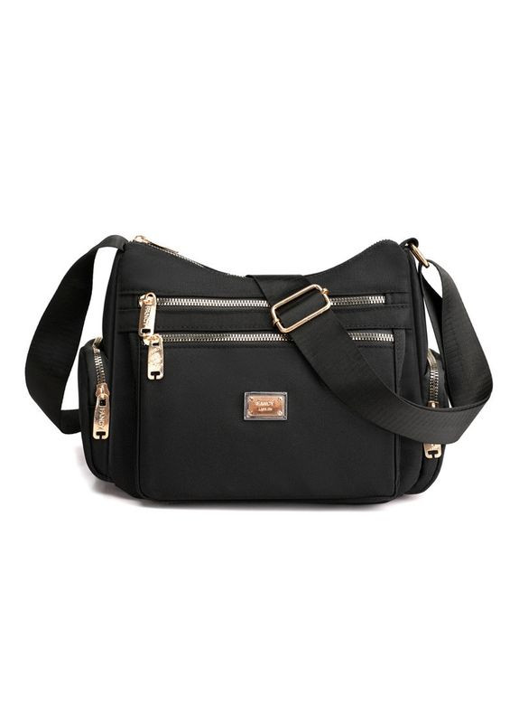 Жіноча сумка N-41 крос-боді чорна No Brand (344446507)