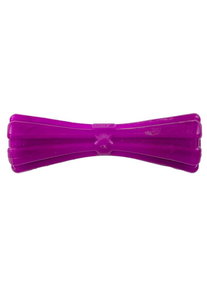 Іграшка для собак лита гантель 12 см фіолетова (4820266660499) AGILITY (315155438)