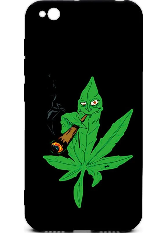 Чехол-накладка Cartoon Soft Silicone TPU Case Xiaomi Redmi Go Cannabis Black Toto (301836365)