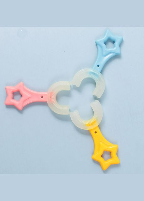 Зубна щітка, У-подібна 2-6 років. Прилад для чищення зубів U - образна 360 градусів No Brand (316462639)