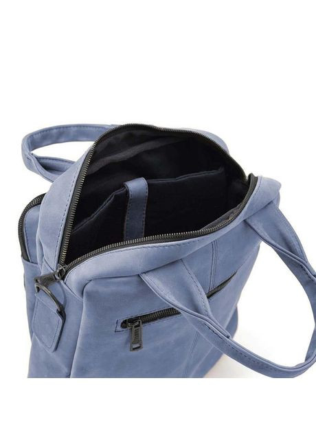 Сумка планшет через плечо мужская из натуральной кожи средняя Синий 36874 TARWA (353690161)