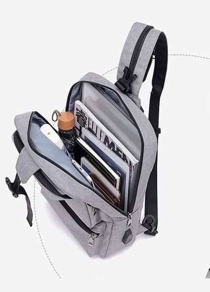 Городской рюкзак женский с USB зарядкой Dxyizu (297707728)