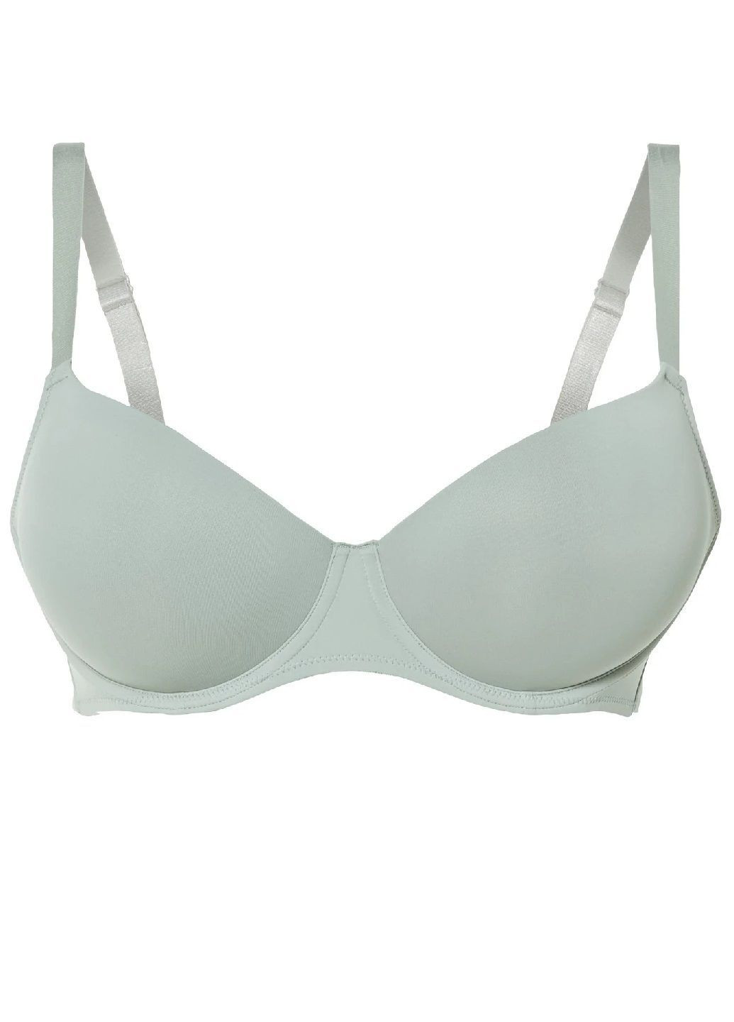 Серо-зелёный женский бюстгальтер на косточках Esmara