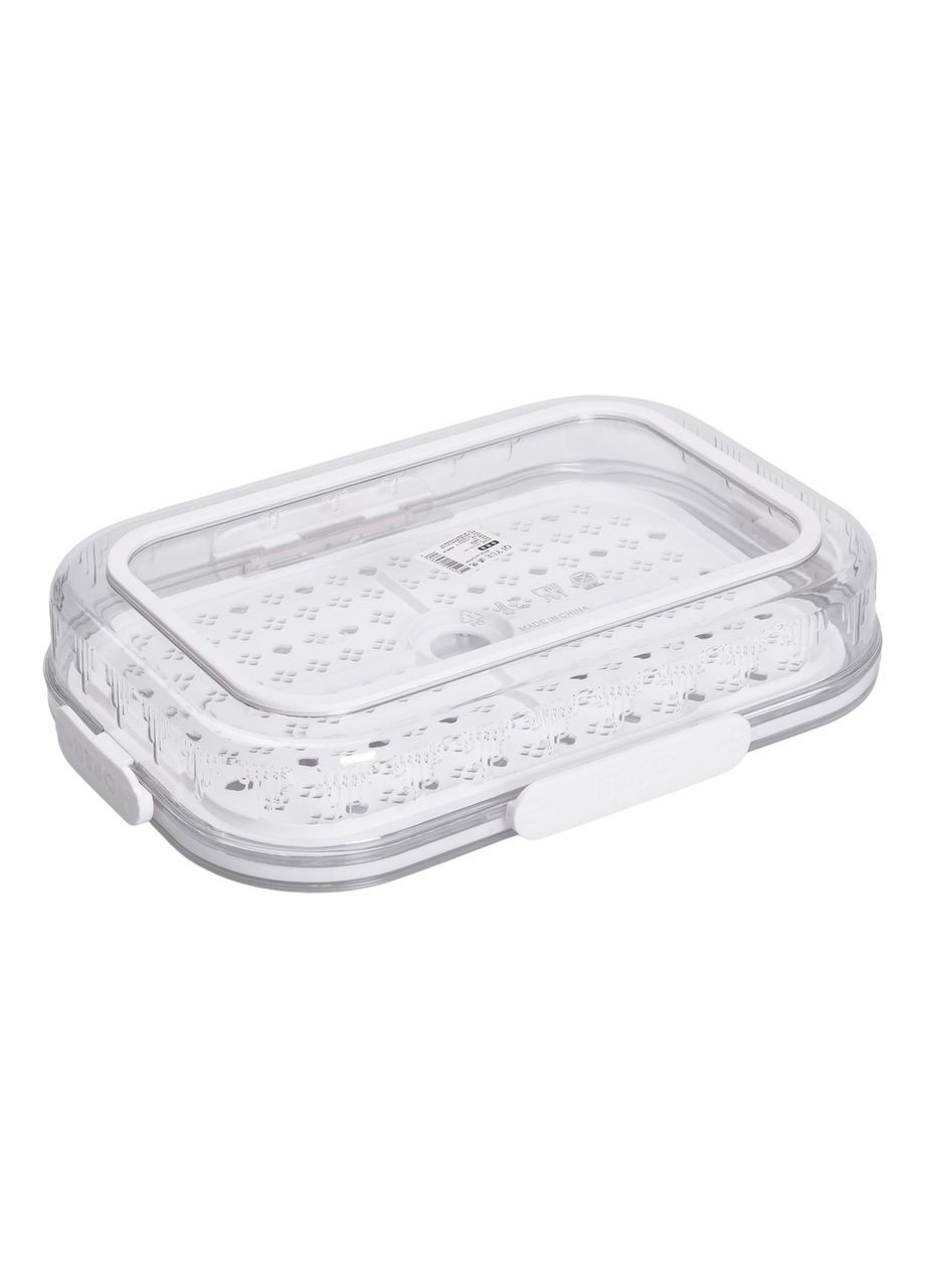 Контейнер для еды пластиковый 32,5х22,5х6 см для хранения продуктов ланчбокс для кухни ProDobro (364193060)