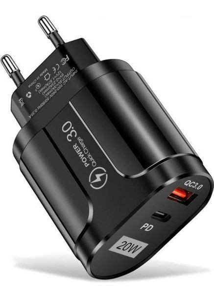 Зарядное устройство для USB Type-C Super Charge/Quick Charge 3.0 PD 20W (050559) Xiamen (349844778)