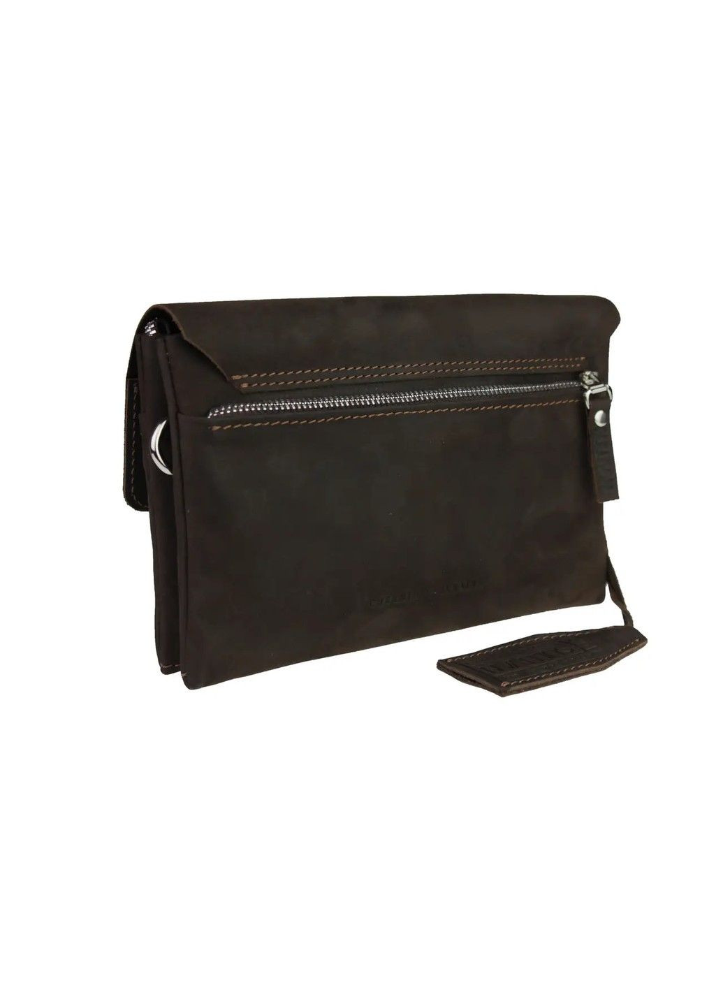 Шкіряна барсетка клатч чоловіча подвійна FREESKIN (301648241)