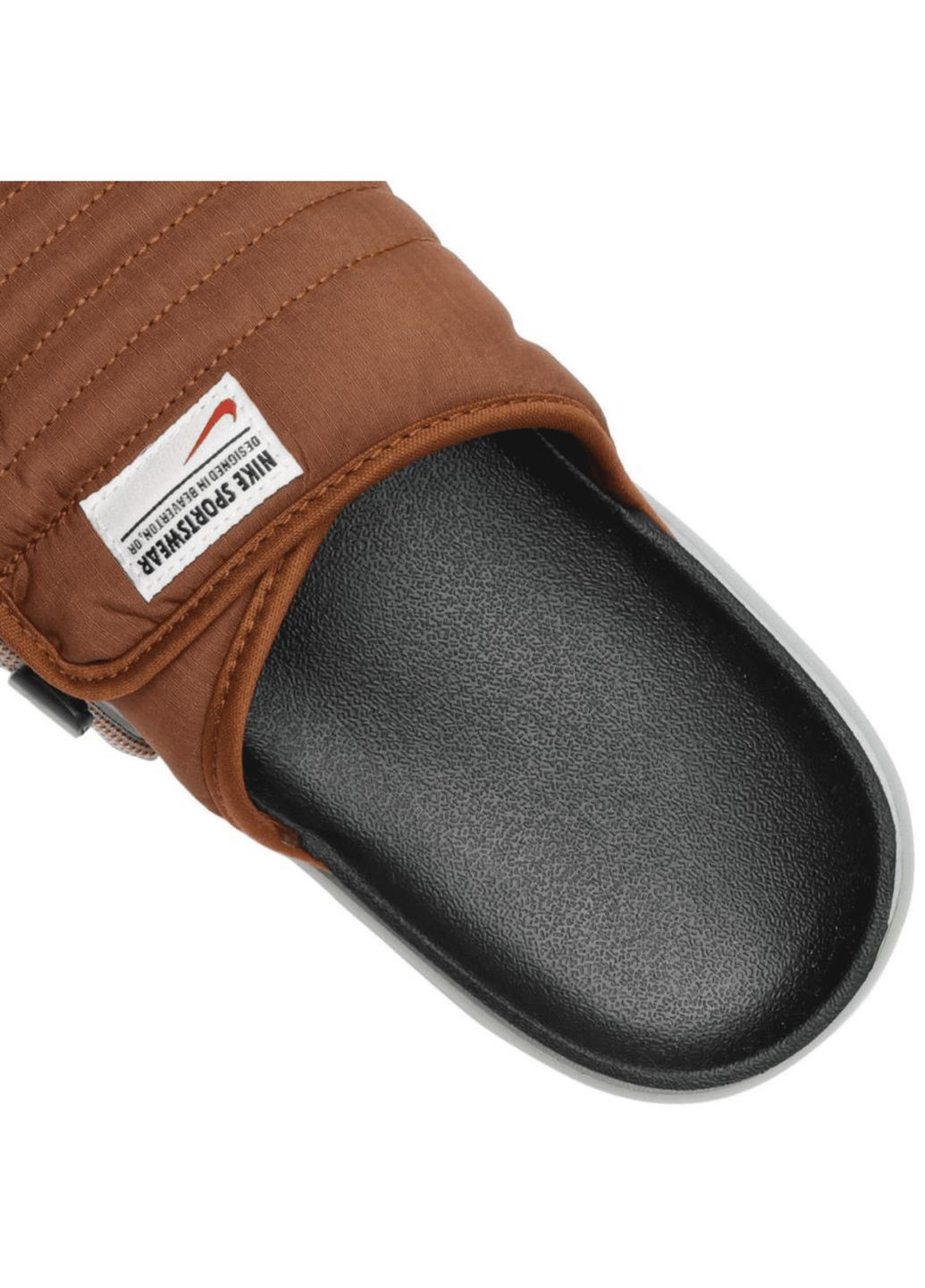 Тапочки чоловічі Asuna Slide 2 DC1457-200 коричневі Nike (280277521)
