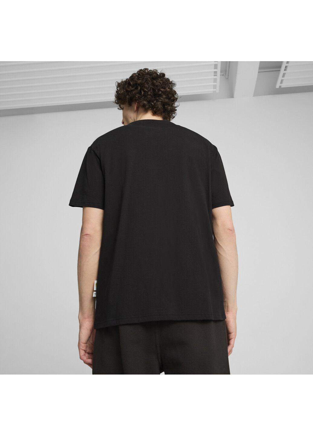 Чорна футболка scuderia ferrari race statement tee men Puma