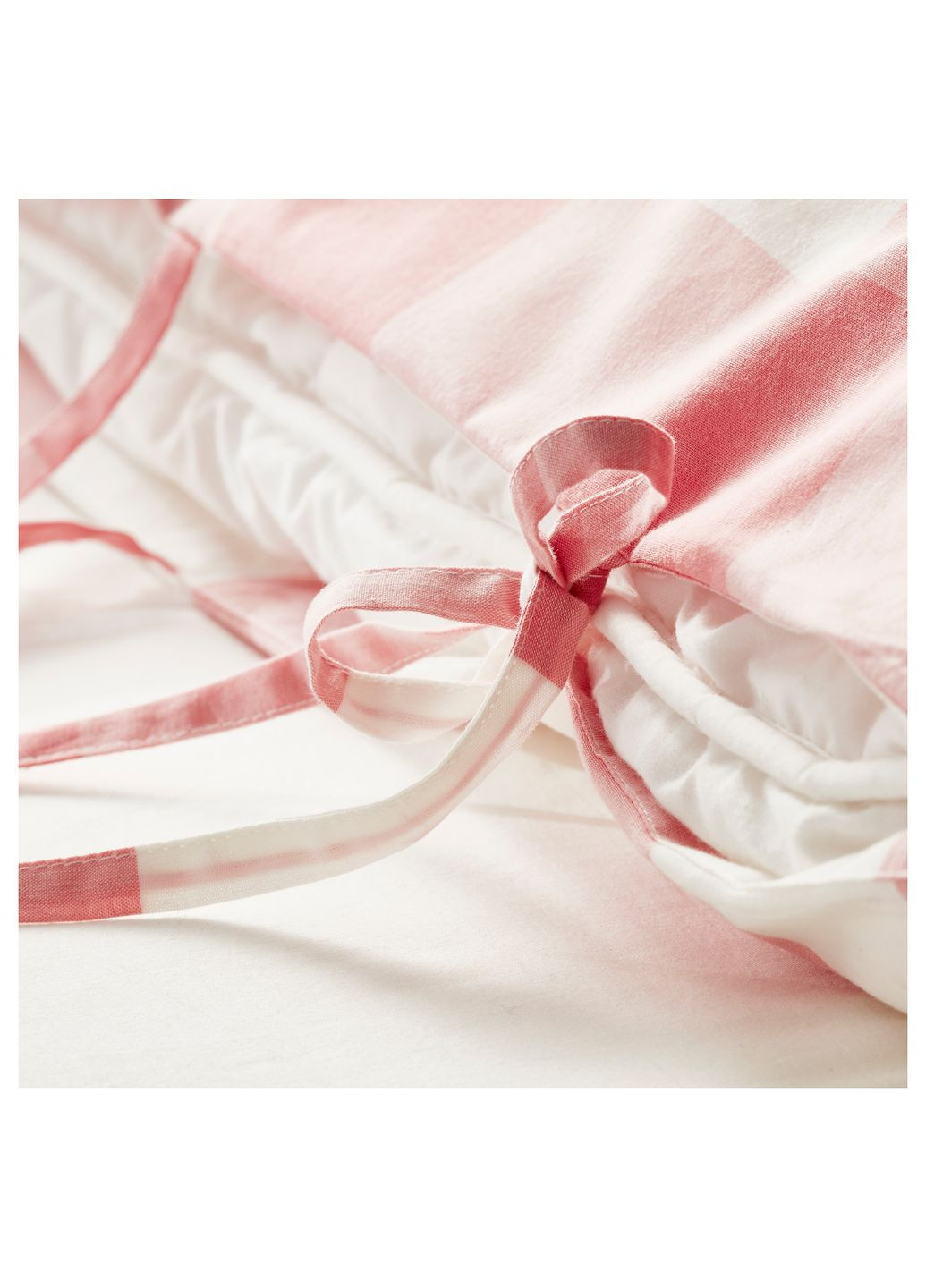 Постельное белье розовый/белый 200200/5060 см IKEA (273423680)