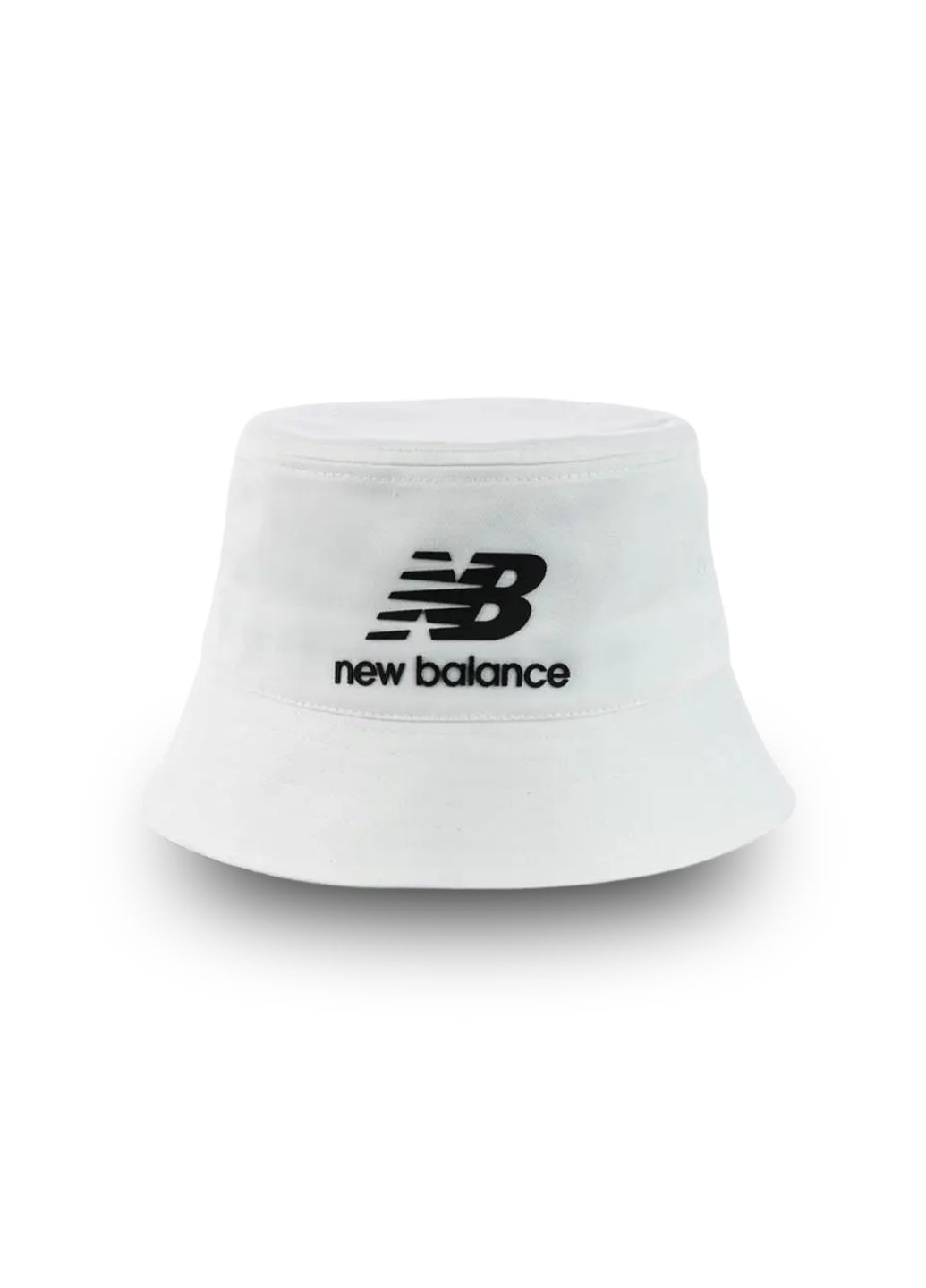 Летняя панама с резиновым логотипом Нью Беланс / New Balance No Brand Панама з патчем (334256414)