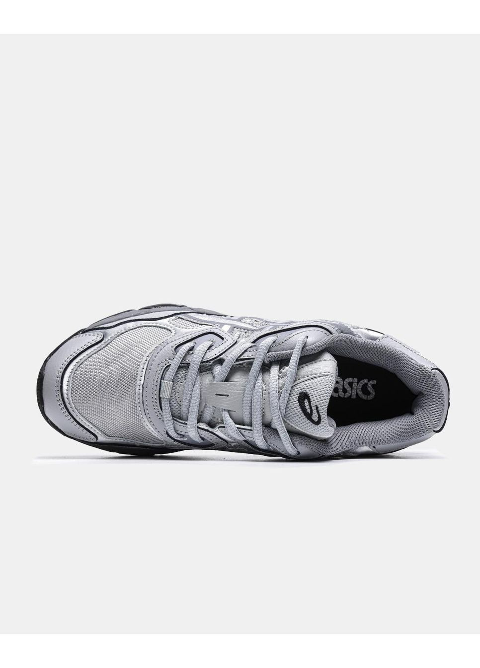 Сірі Осінні кросівки чоловічі asics gel nyc mid grey sheet rock асікс гель нюк No Brand