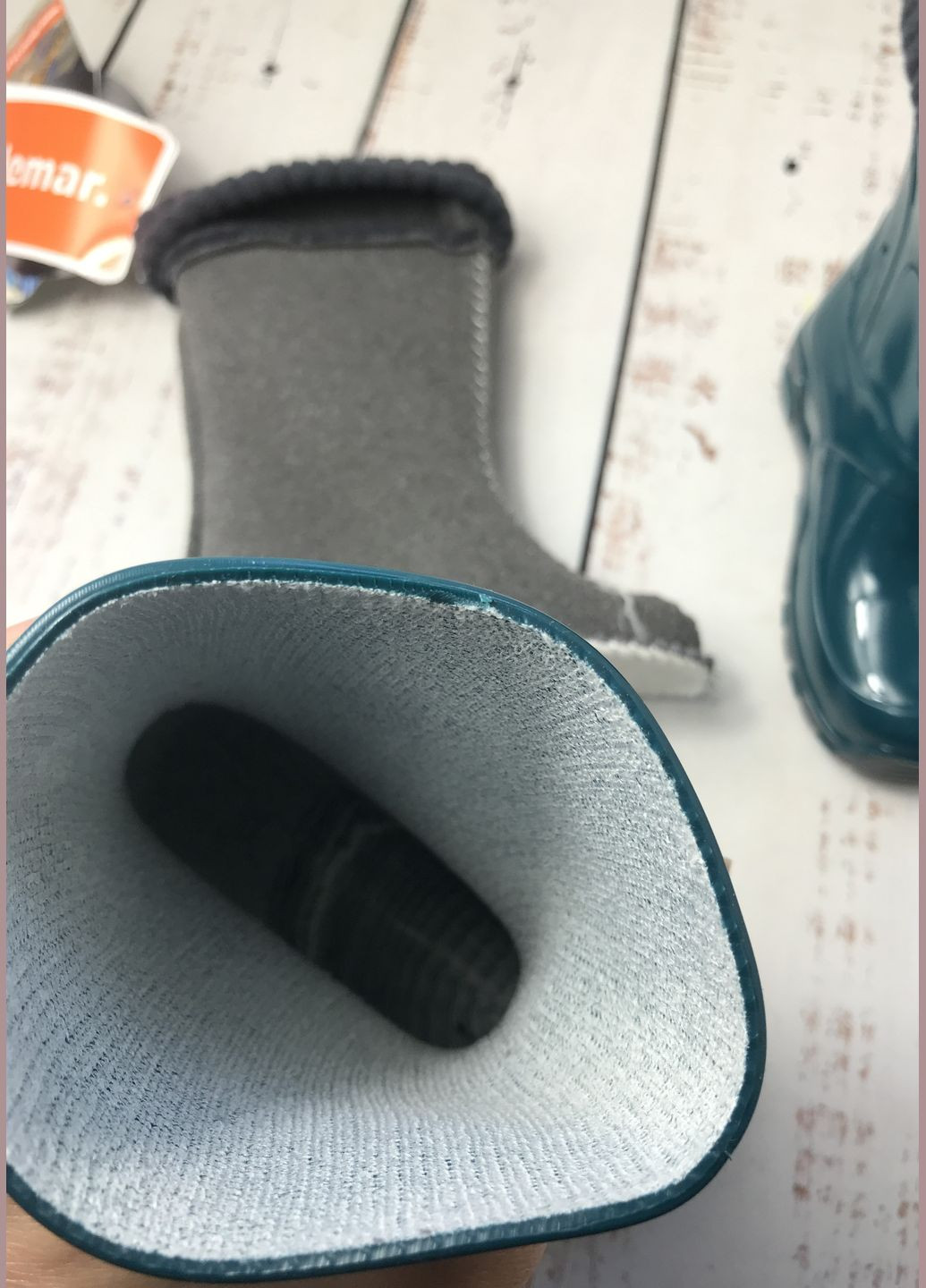 Гумові чоботи дитячі Зелений (064) Demar Stormer Lux (347236242)