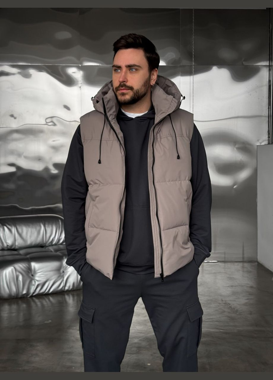 Комплект жилетка серый беж Easy + костюм Jack с худые серый No Brand (329995304)