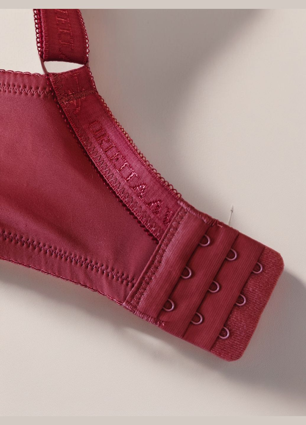 Бордовый бюстгальтер 5019 e ORIETTA AVEC с косточками нейлон, эластан