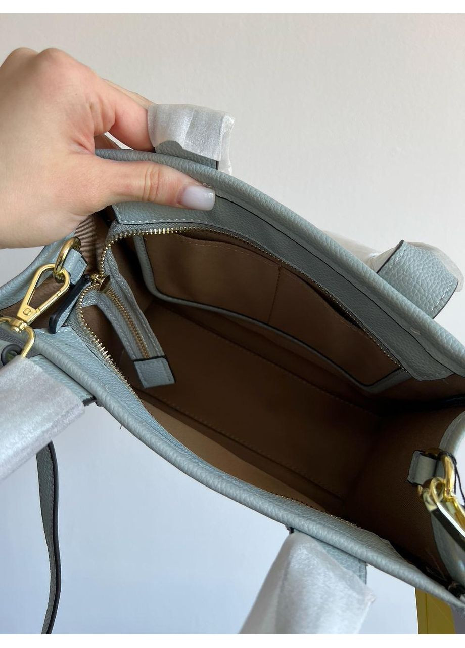 Сумка жіноча The Leather Small Tote Bag Blue No Brand (355343291)