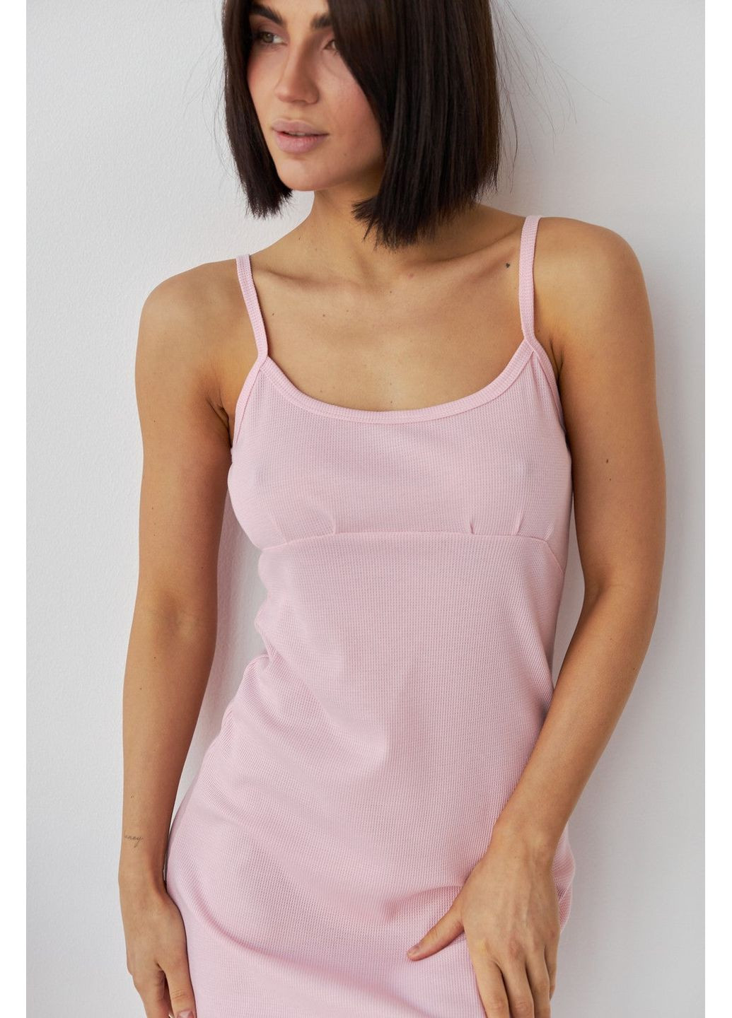 Сорочка на тонких бретелях Barwa 0352 rose (362445610)