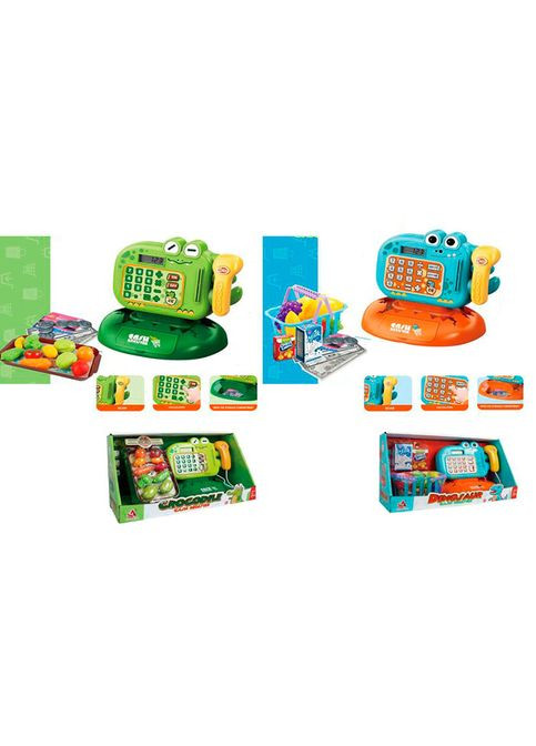 Кассовый аппарат с калькулятором, сканером, музыкой и светом, 36x20x14 см (CF9811-13) No Brand (322593556)