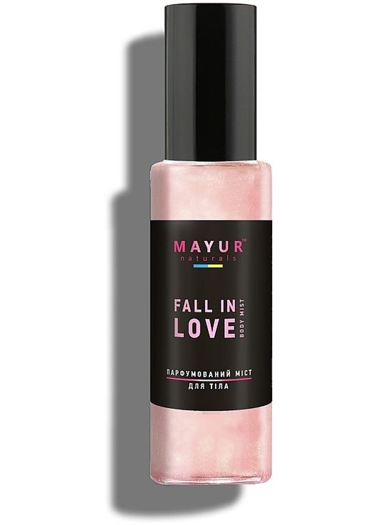 Парфюмированный мост для тела с шимером натуральный "Fall in love" Body Mist 100ml (1187821-31155267) Mayur (368635811)