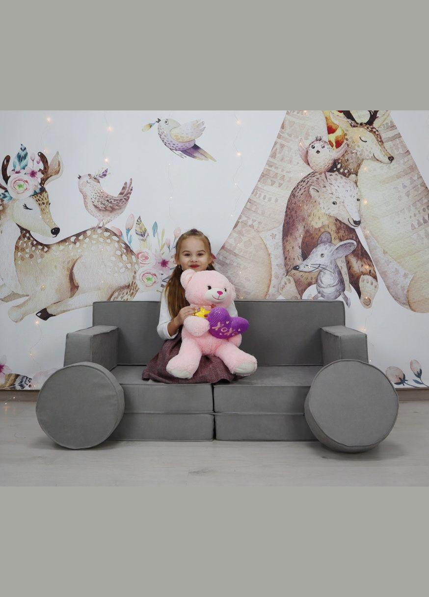 Модульный диван конструктор Эрудит, мягкая мебель трансформер 10 элементов No Brand (316257179)