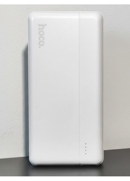 Зовнішній акумулятор 20000 mAh Li-Pol з двома USB-портами білий 2104618823) Hoco (369963229)