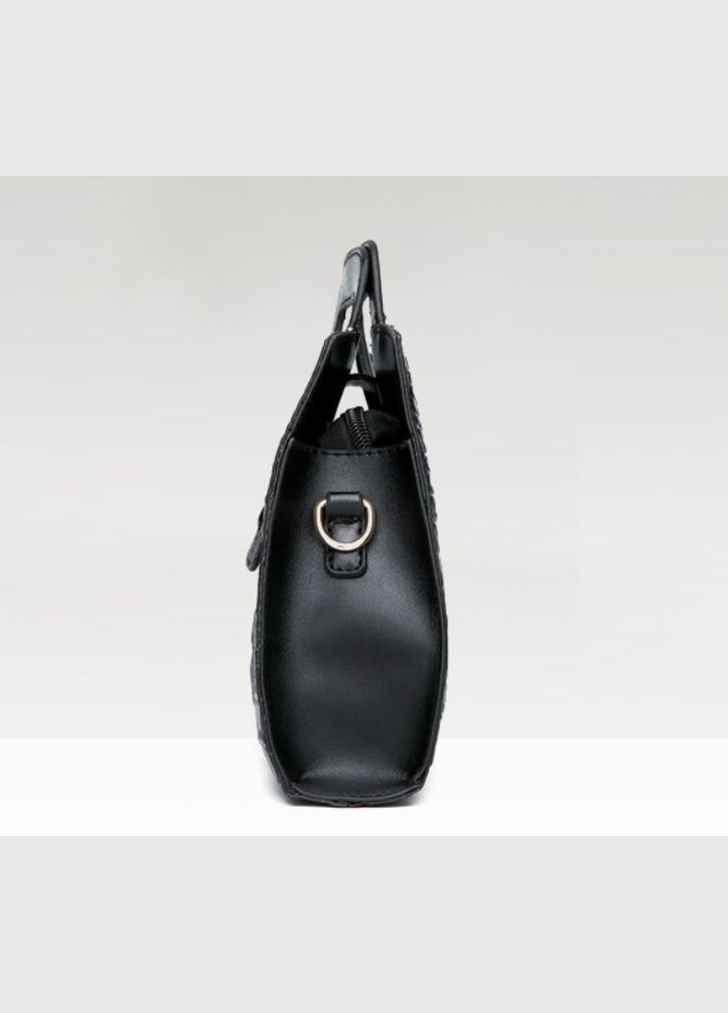 Жіноча сумочка клатч із крокодилом, міні сумка на плече екокожа чорна (sku_1593) No Brand (330575636)