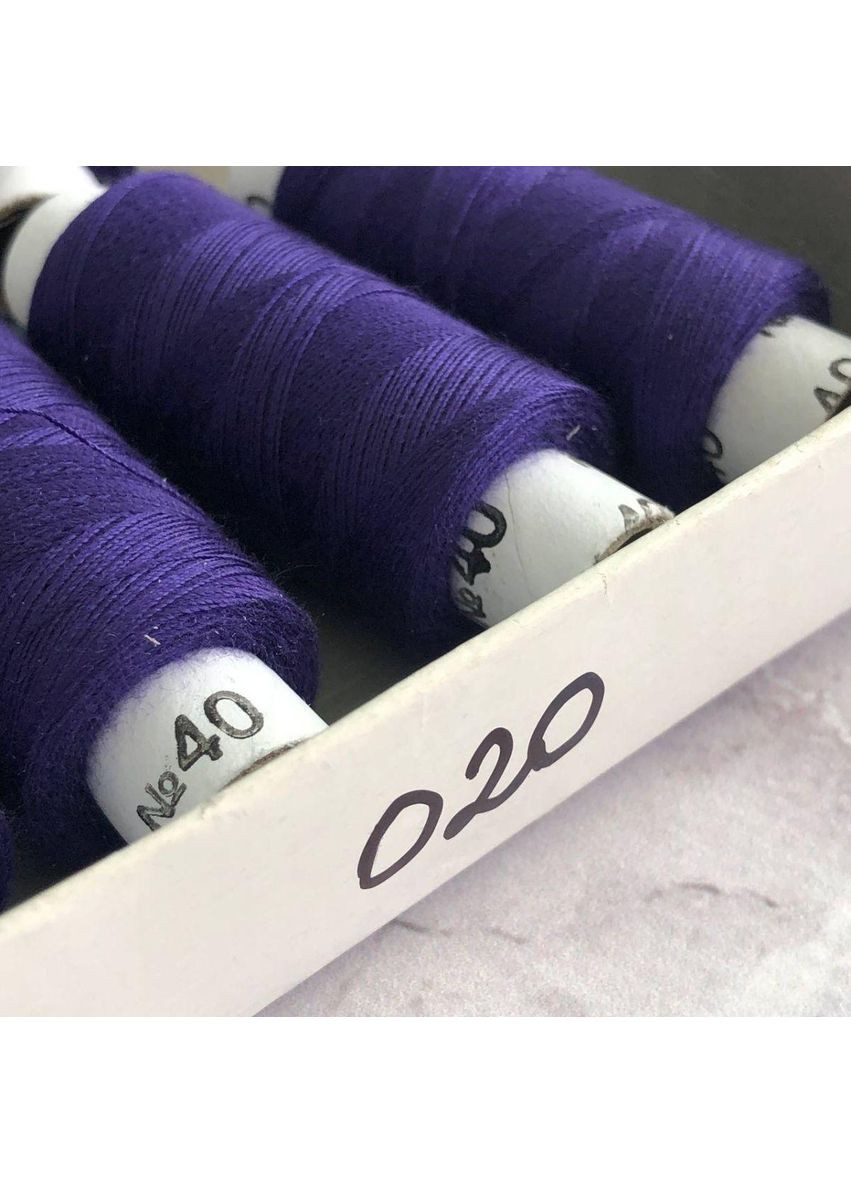 020 Нити в катушках, для шитья 100% полиэстер 40/2 (боб 200м) Plus-plus (352743483)