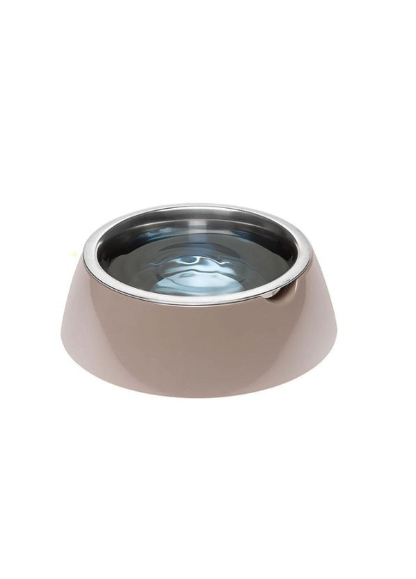 Металева миска для собак та кішок Jolie Small Dove Grey Bowl сіра 500 мл 70982021 Ferplast (269696018)