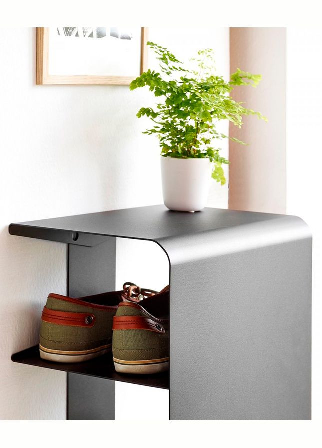 Полка под обувь навесная черная Nice & Cozy shelf for shoes (294754110)