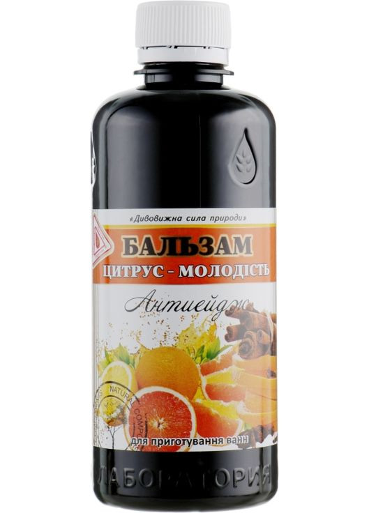 Бальзам "Цитрус, Молодість-Антиейдж" - Лабораторія лікаря Пирогова 330ml (332843-35834) Лабораторія доктора Пирогова (368640789)