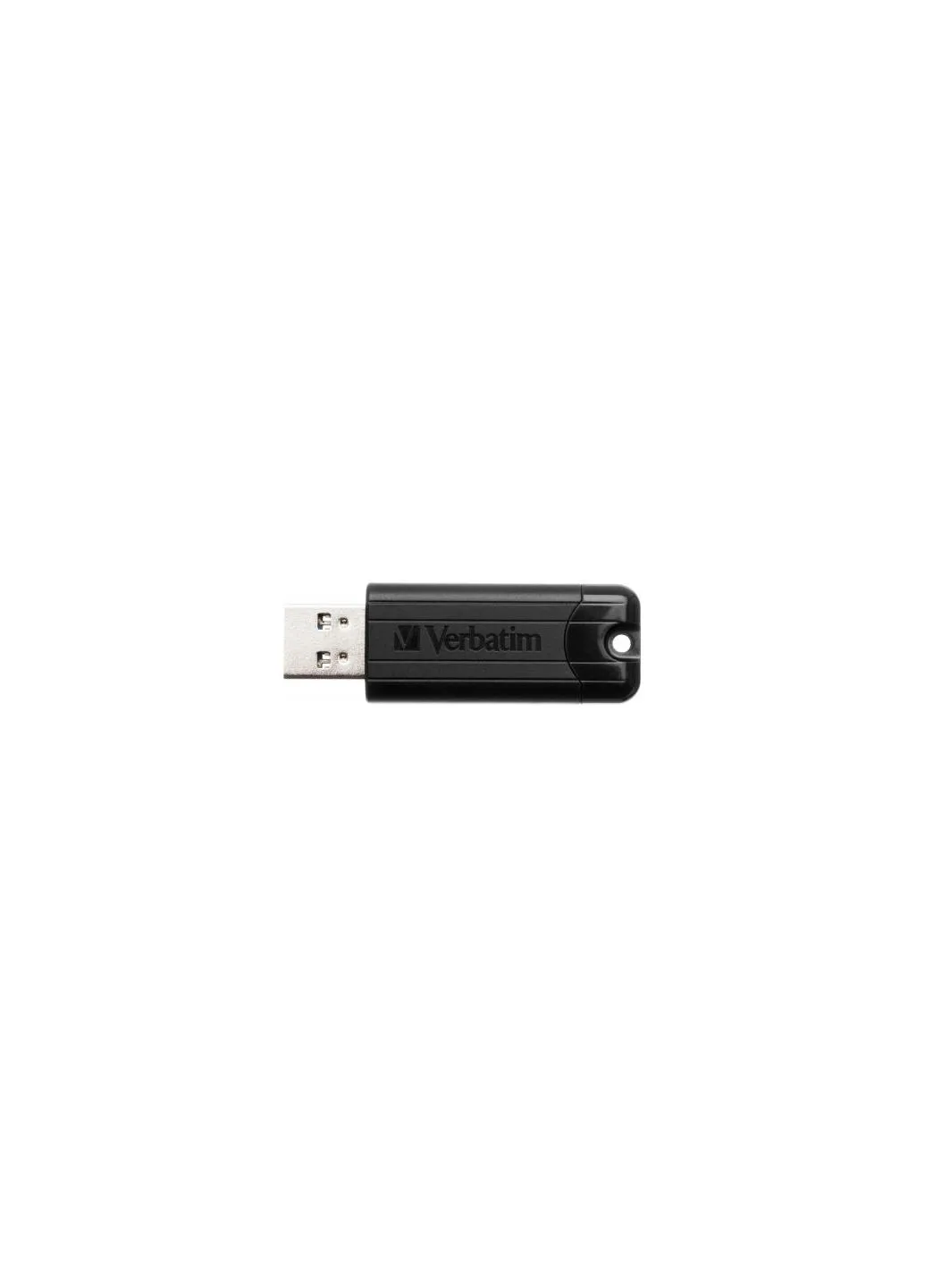 USB флеш накопичувач (49318) Verbatim 64GB PinStripe Black USB 3.0 (366645093)