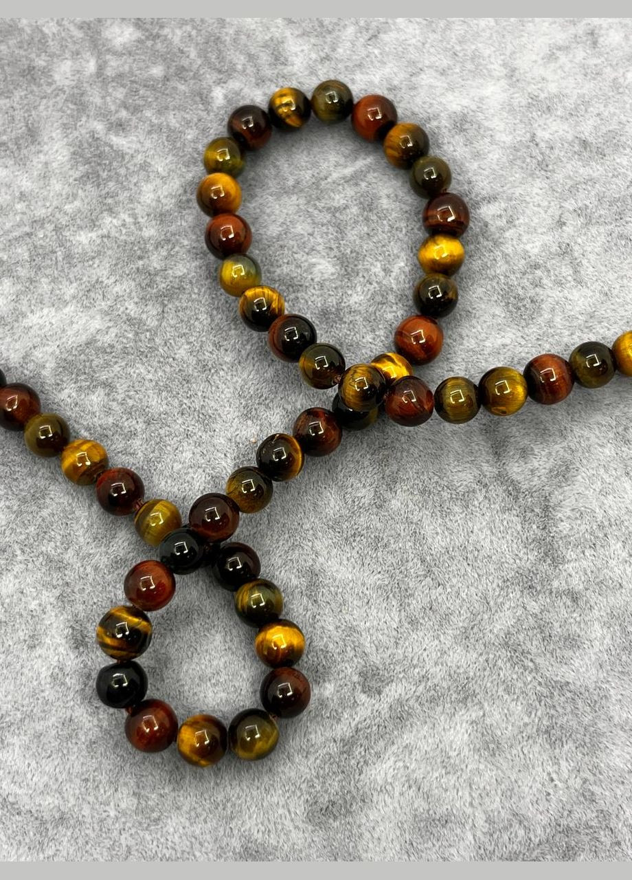 Заготовки тигрове око 6 мм 40 см No Brand (311678163)