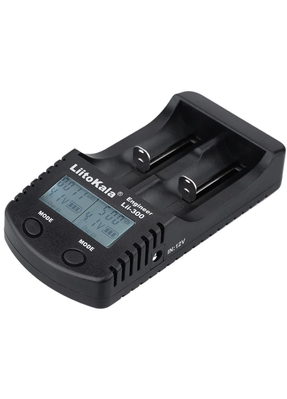 Зарядний пристрій Lii-300, 2x(Lion/NiMH/NiCd), Power Bank, discharge function, display LiitoKala (314978576)
