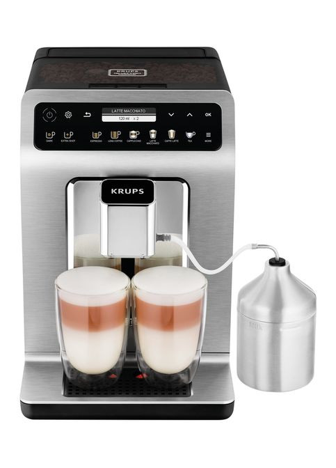 Кофемашина Evidence, 2.3л, зерно+молотая, автомат.капуч, ОLED диспл, авторецептов 19, серо-черный Krups (315030359)