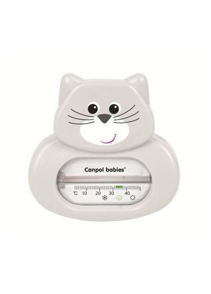 Термометр для купания "Котик" 56/142 Серый Canpol Babies (316009286)