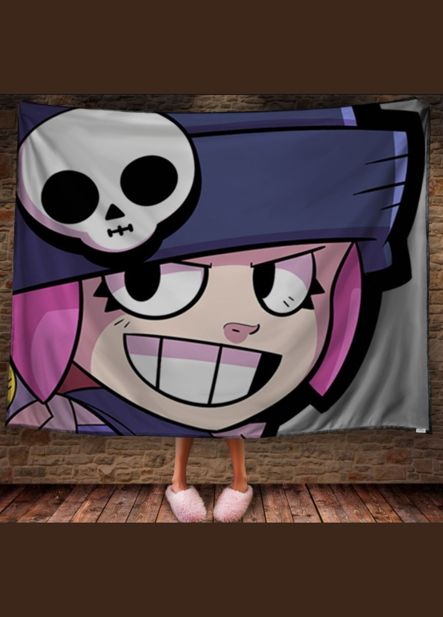 Плед с 3D-принтом на тему Brawl Stars Герои Бравл Старс - Плед с 3D-принтом на тему Brawl Stars Герои Бравл Старс Перша Креативна мануфактура PERFECTUS Плед (301868756)