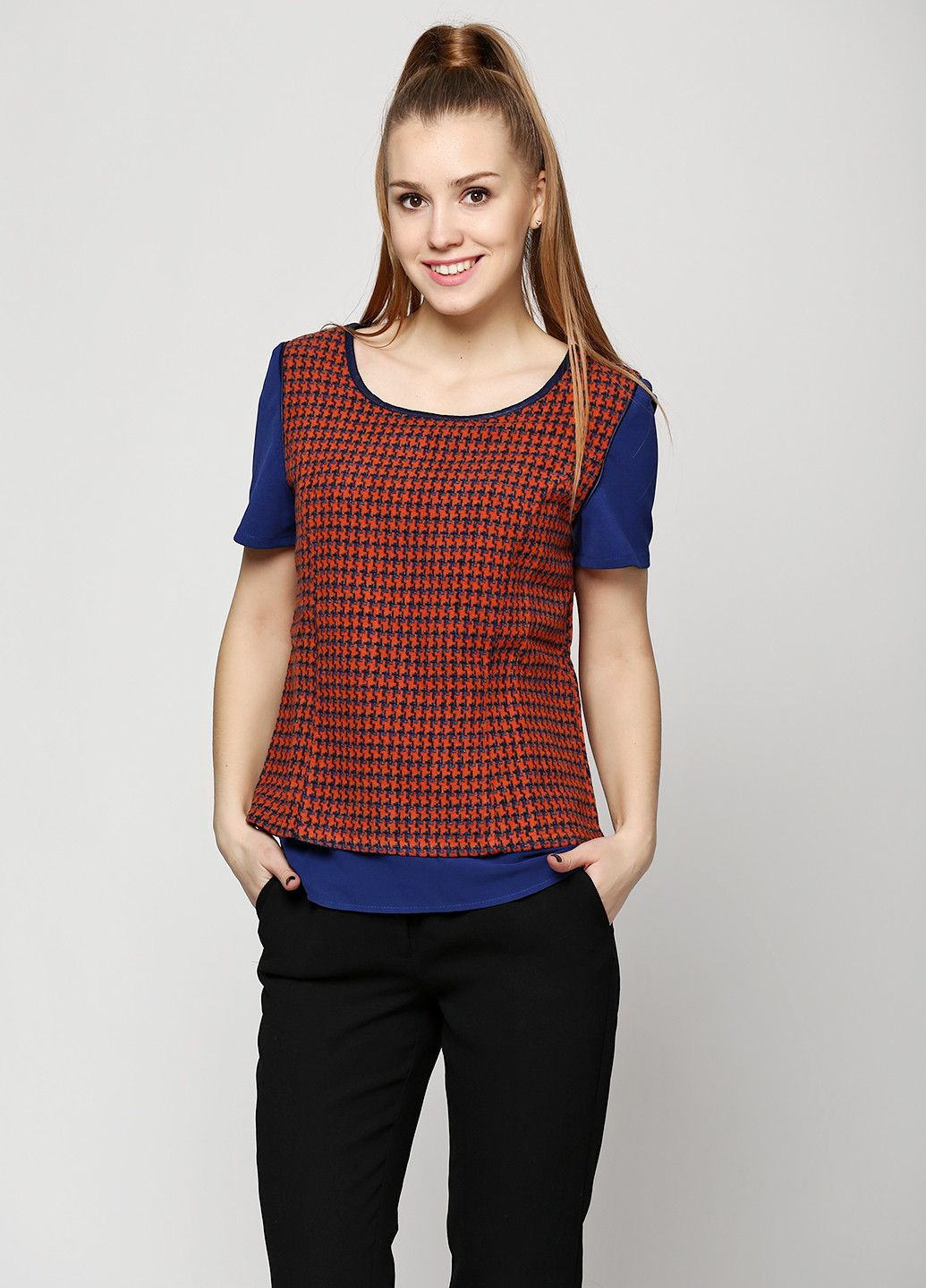 Футболка Сине-оранжевый Axel - (321103785)