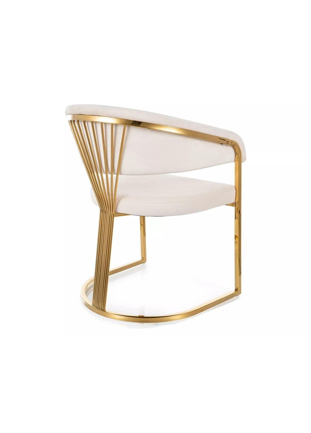 Стілець кухонний CROWN VELVET золотий каркас / світлий беж BL.22 CROWNVZLJBE Signal (372178145)