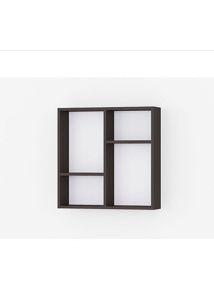 Полки настенные квадратные, комплект навесных из 2 шт I-066 No Brand (371910331)