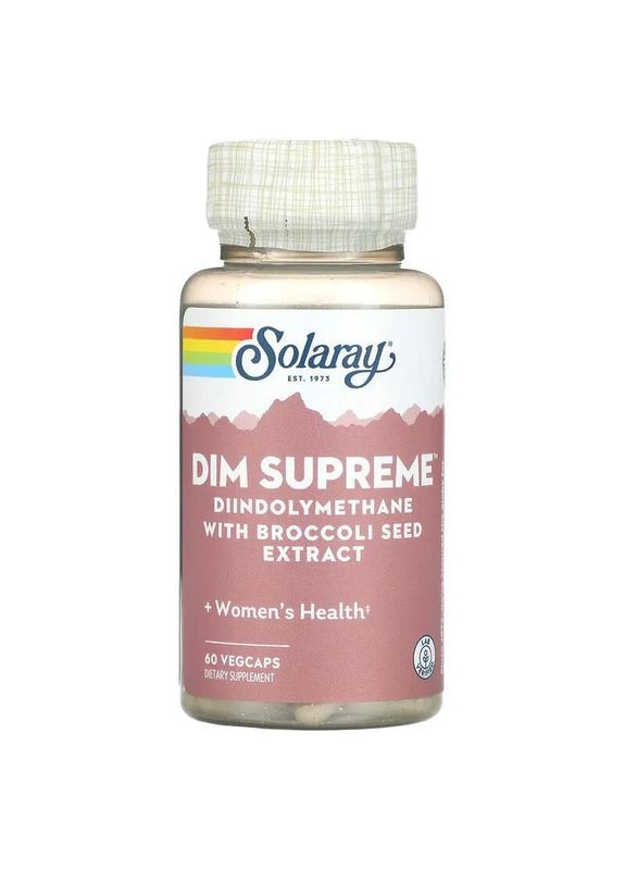 Дііндолілметан DIM Supreme 60 капсул Solaray (361117067)