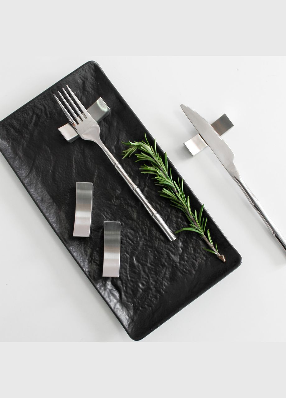 Підставка під палички для суші срібні арочної форми Хасіокі REMY-DECOR (293245115)