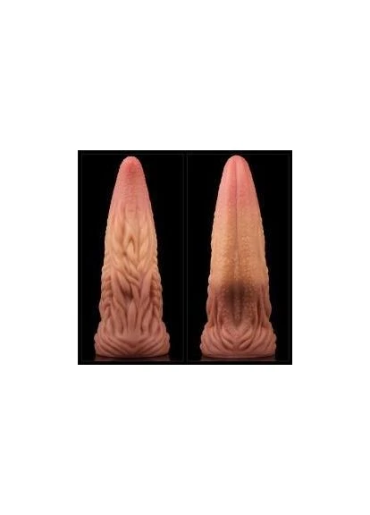 Фалоімітатор - Dual-Layered Silicone Tongue 10" Brown Lovetoy (383120209)