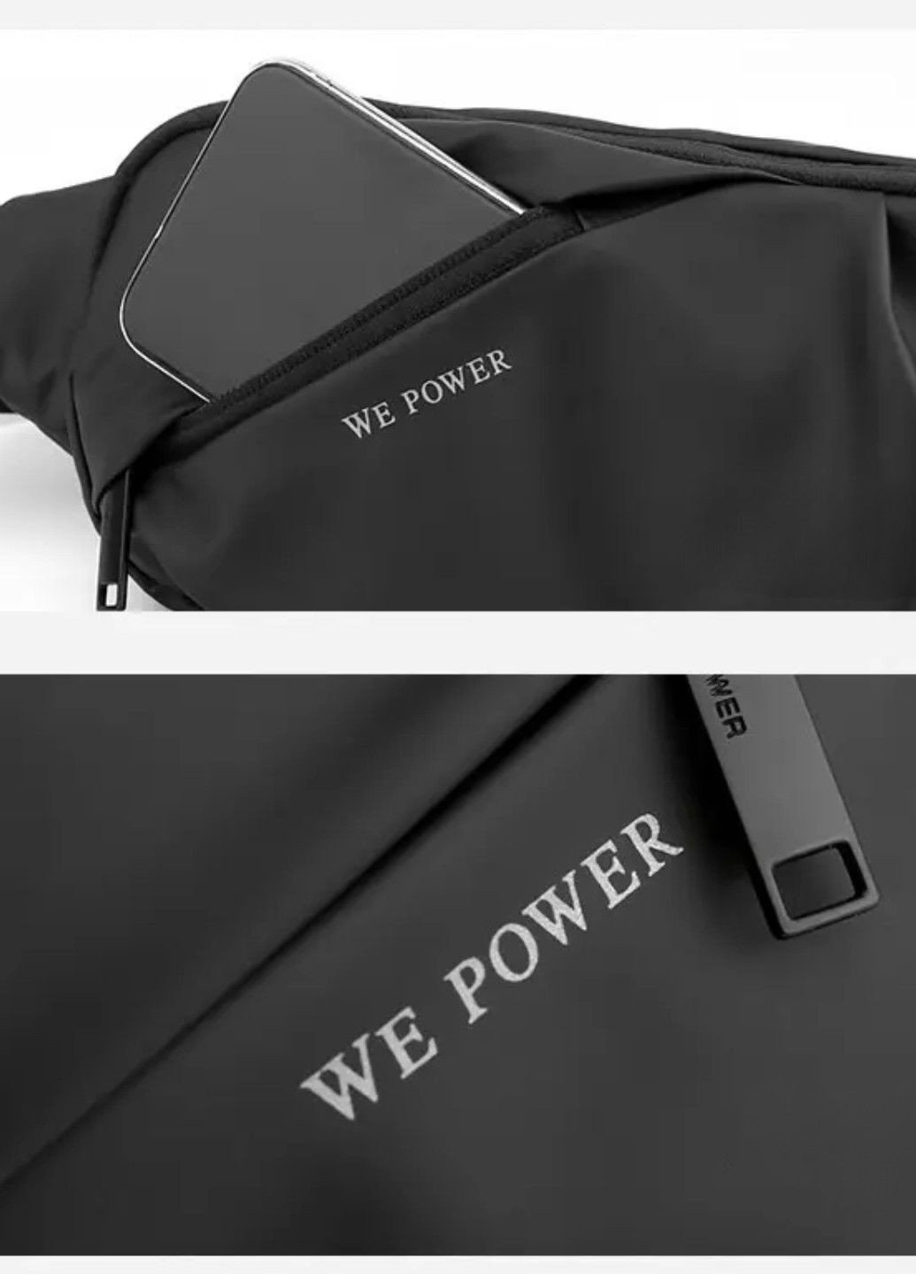 Стильная мужская многофункциональная сумка Black Style No Brand (283608408)