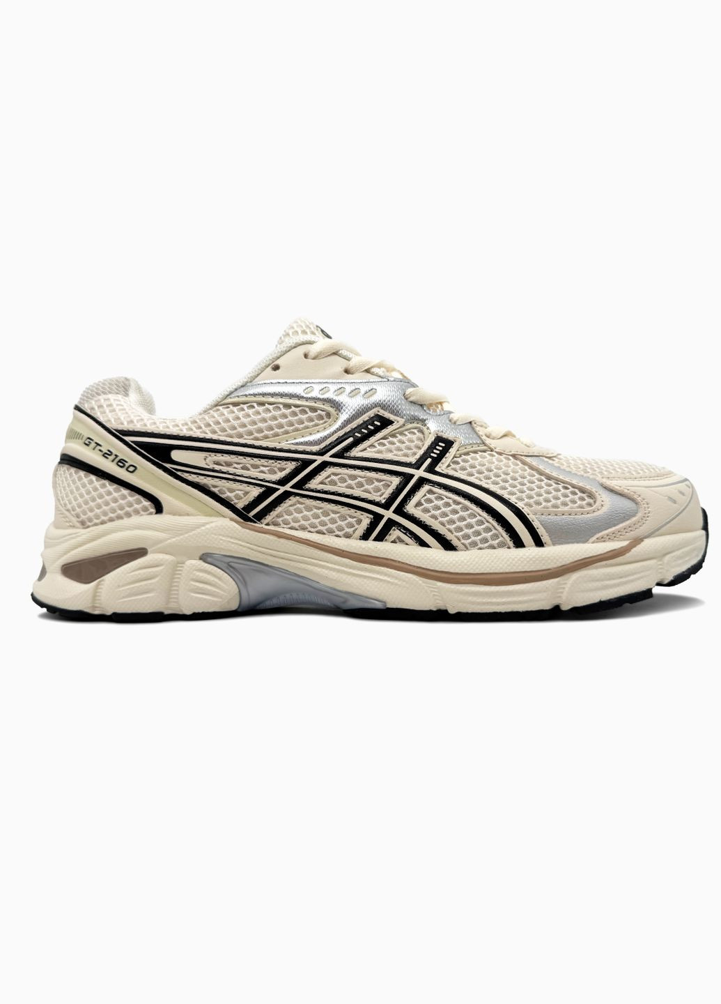 Бежеві Осінні кросівки чоловічі і жіночі asics gt-2160 beige | асікс гt-2160 бежеві No Brand
