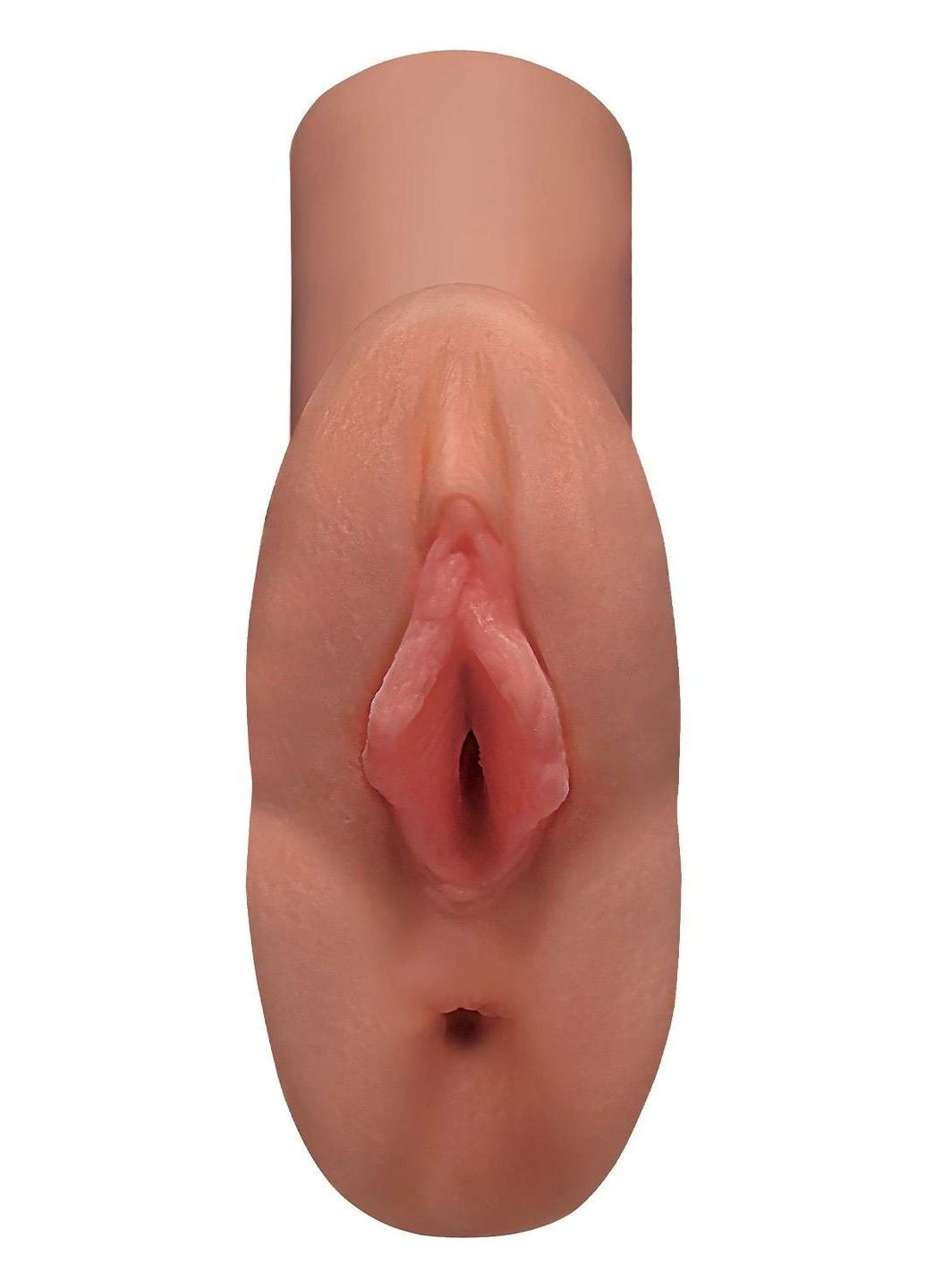 Мастурбатор PDX Plus Perfect Pussy Double бежевий, 14 см Pipedream (361670430)