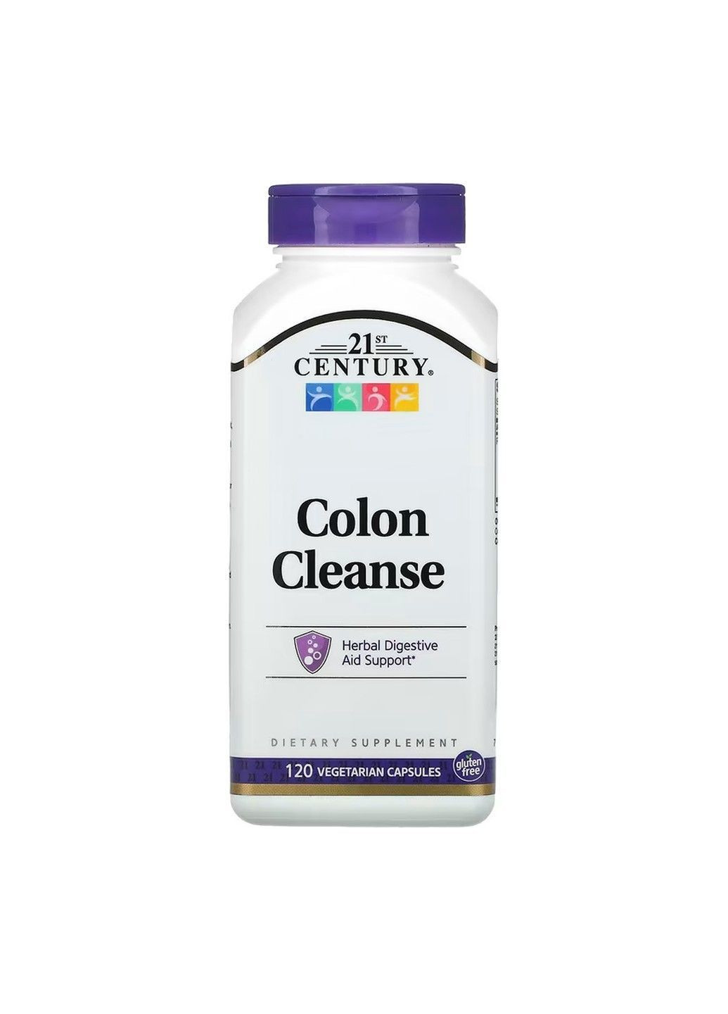 Colon Cleanse, для підтримки травної системи, 120 вегетаріанських капсул 21st Century (367115655)