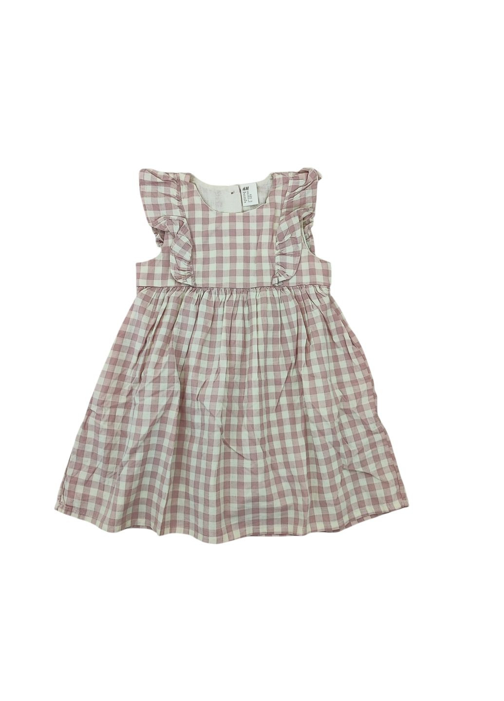 Розовое детское платье для девочки 92 см розовый молочный (250122051) H&M (322135948)