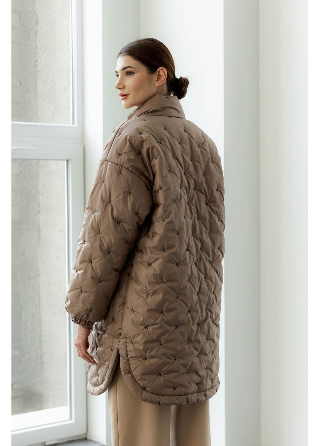 Бежевая демисезонная куртка-рубашка 2084.5462 Seventeen